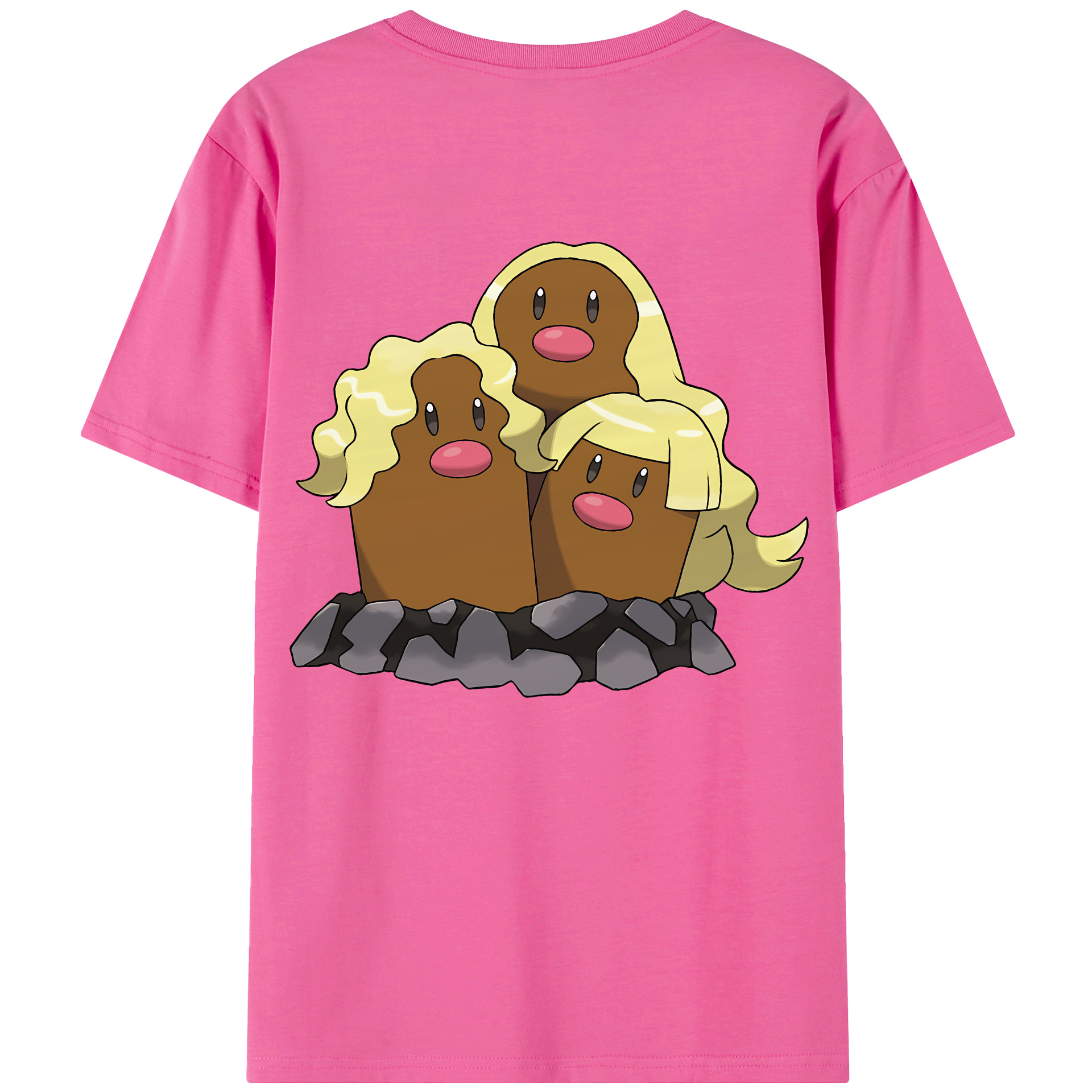 （画像用） ポケットモンスター Pokémon レディース半袖Tシャツ(バックプリント)